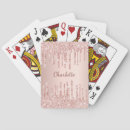 Buscar guión barajas de cartas Oro rosa