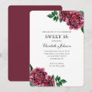 Buscar dulces invitaciones 16 cumpleaños Floral