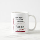 Buscar perro del papillon tazas Mariposa