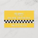 Buscar chofer tarjetas de visita Servicio de taxi