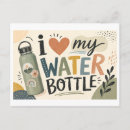 Buscar botella de agua postales Moderno