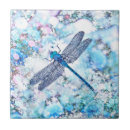 Buscar libélulas azulejos Flores