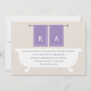 Buscar toalla invitaciones Moderno
