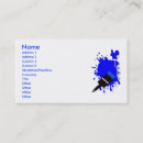 Buscar pintura salpicada tarjetas de visita Salpicadura