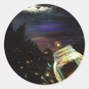 Buscar luciérnagas pegatinas Bosque