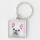Buscar bulldog francés llaveros Adorable