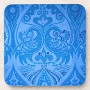 Buscar pavos reales posavasos Azul