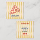 Buscar pizzas tarjetas de visita Moderno