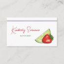 Buscar frutas tarjetas de visita General y unisex