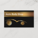 Buscar body shop tarjetas de visita Automotriz