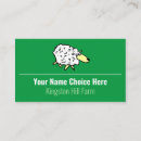 Buscar ganaderos tarjetas de visita Agricultor