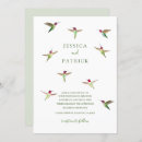 Buscar colibríes invitaciones Romántico