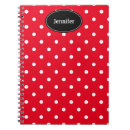 Buscar puntos rojos cuadernos Blanco