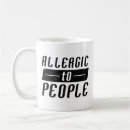 Buscar alérgico tazas Divertido