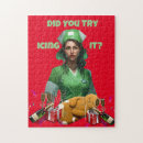 Buscar hombre de pan de jengibre puzzles Verde