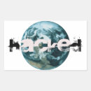 Buscar planeta rectangulares pegatinas Mundo