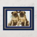 Buscar pug postales Vintage