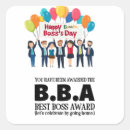 Buscar día del jefe pegatinas Fiesta
