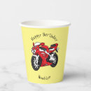 Buscar motocicleta papel vasos Bicicleta
