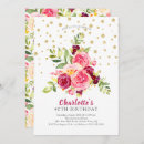 Buscar flores mujer del invitaciones de cumpleaños Rosa