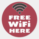 Buscar wifi pegatinas Negocio