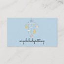 Buscar baby blue tarjetas de visita Niñera
