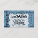 Buscar el panel tarjetas de visita Rústico