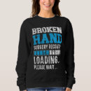 Buscar rota sudaderas Mano