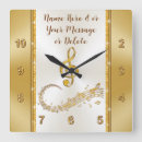 Buscar musical notes relojes de pared Para ella