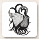 Buscar tatuaje tribal posavasos Lobo