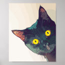 Buscar gato curioso posters 9 º gata