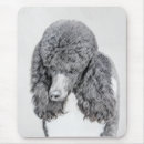 Buscar caniche estándar alfombrillas de raton Negro