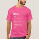 Buscar hans camisetas Nombre