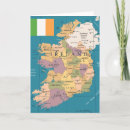 Buscar mapa de irlanda tarjetas Irlandés