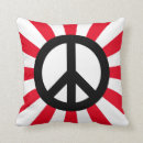 Buscar símbolo de paz cojines Blanco