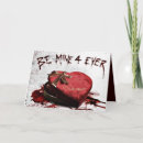 Buscar rojo sangre tarjetas Novia