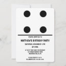 Buscar puntos blancos invitaciones Negro y blanco