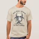 Buscar pies camisetas Advertencia