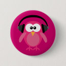 Buscar búho rosado chapas Búhos