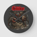 Buscar cráneo oscuro relojes de pared Fantasía oscura