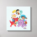 Buscar dinosaurios para los niños lienzos Tango