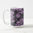 Buscar camuflaje tazas Morado