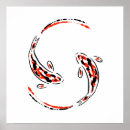 Buscar koi japonés posters Natación