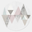Buscar triángulo pegatinas Forma