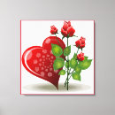 Buscar corazones rojos lienzos Amar