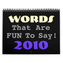 Buscar palabras calendarios Divertido