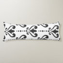 Buscar damasco blanco negro cojines Ornamental