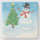 Buscar muñeco de nieve posavasos Árbol de navidad