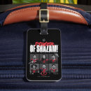 Buscar super héroe etiquetas para maletas Shazam