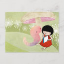 Buscar ratón de biblioteca postales Chica